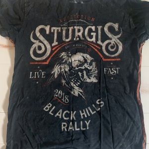 Affliction t-shirt, hand cut.